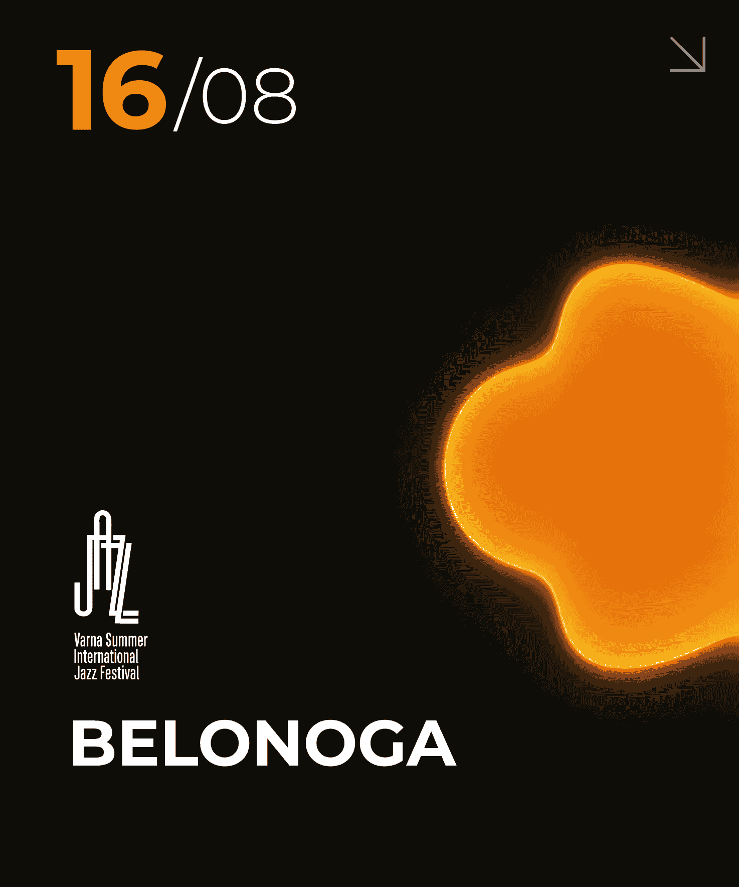Belonoga event announcement post for 16 August